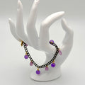 Charmagne Bracelet Purple and Black