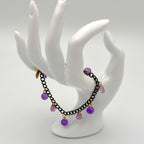 Charmagne Bracelet Purple and Black