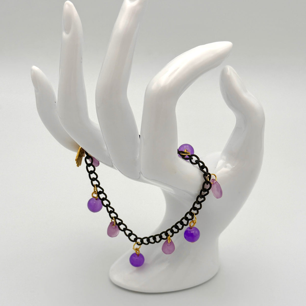 Charmagne Bracelet Purple and Black