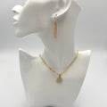 Leah Flower Necklace Mint